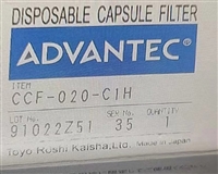 CCF-020-C1H日本 ADVANTEC东洋孔径0.2um  PTFE膜囊式过滤器 
