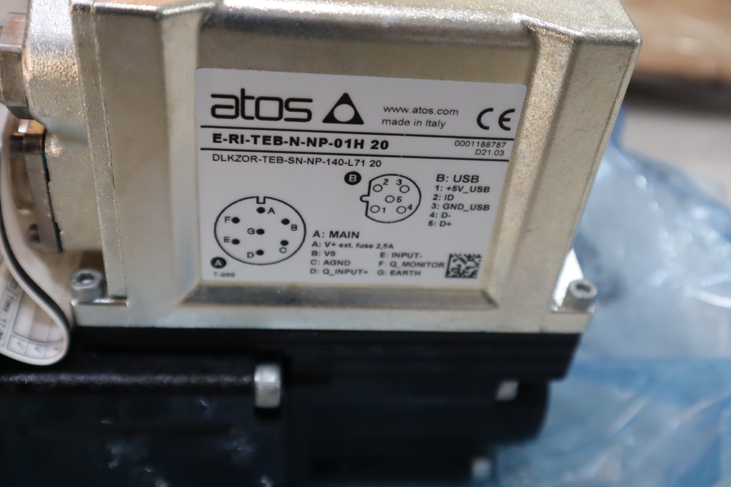 E-RI-TEB-N-NP-01H 20 意大利阿托斯ATOS比例阀放大器