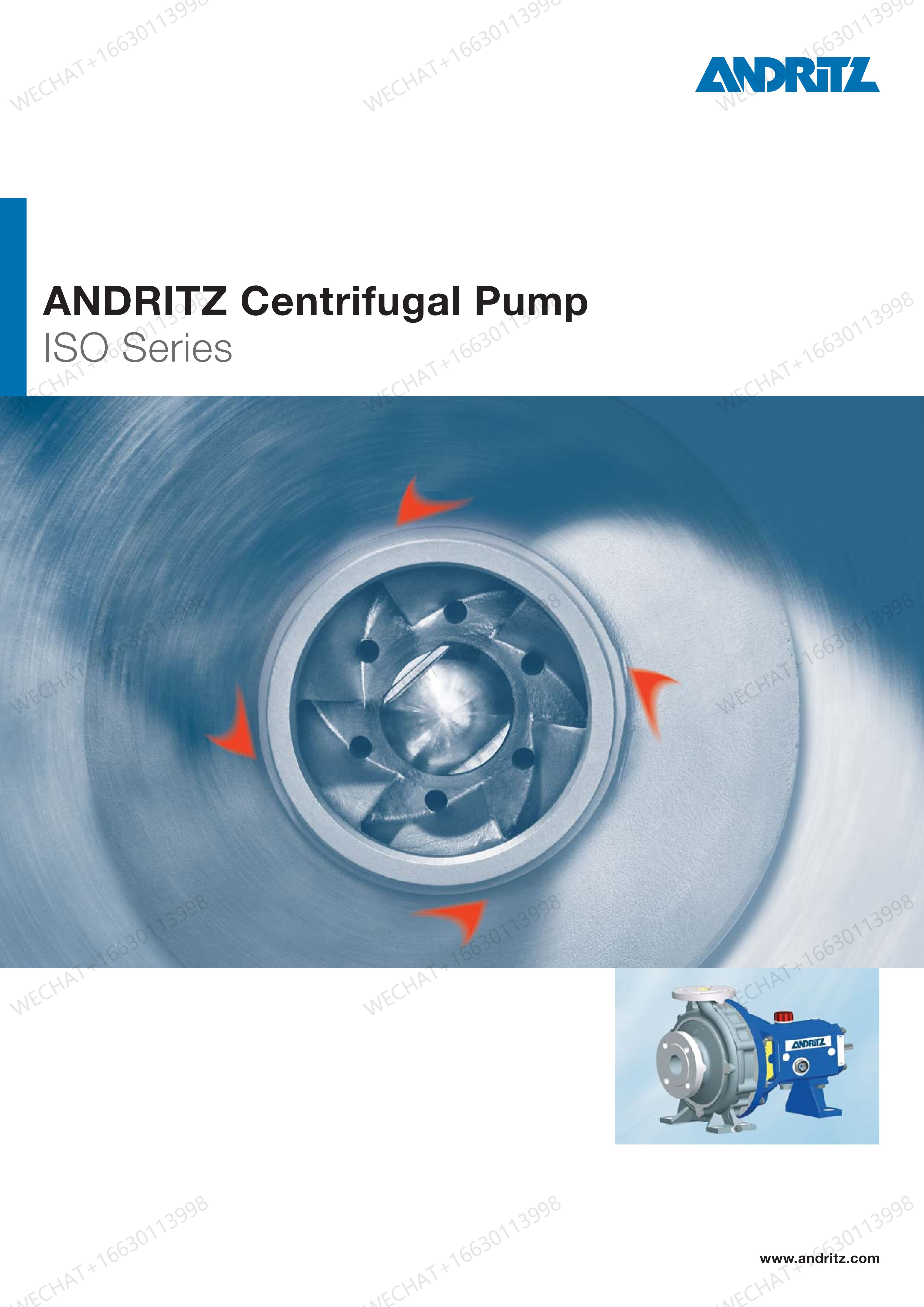 ANDRITZ 安德里茨 ISO150x125-250 泵体 国产替代