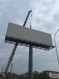 莆田立柱T型牌高炮广告牌生产厂家直供