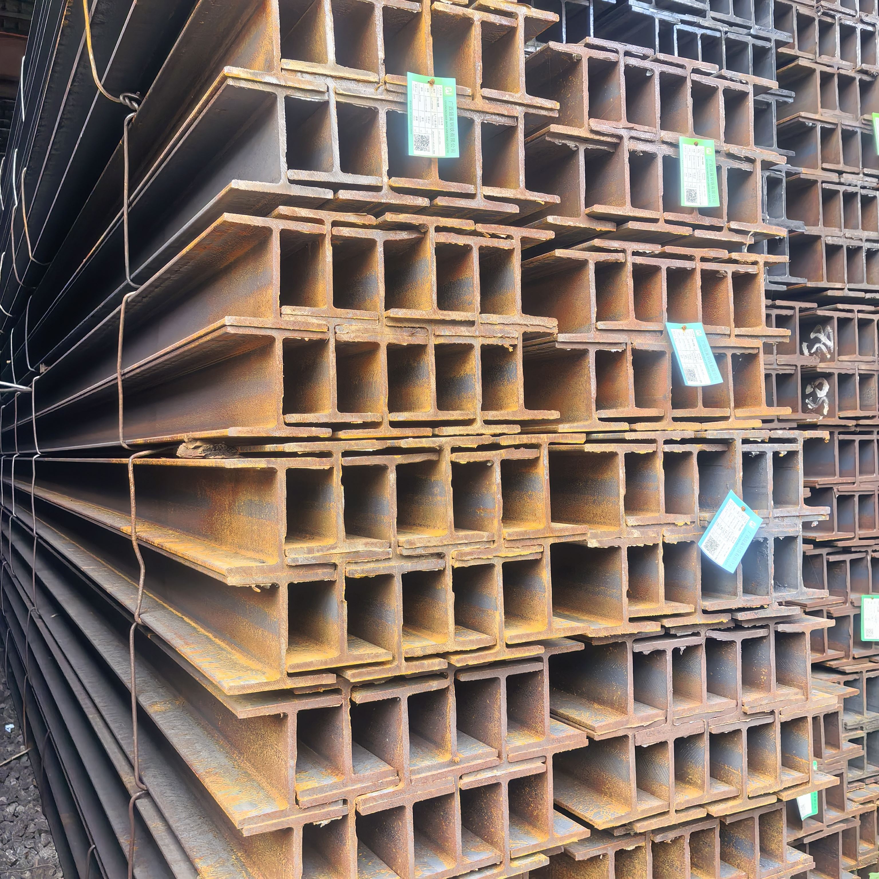 柳州焊接锈钢H型钢 钢结构用H型钢价格 顺宏创钢铁