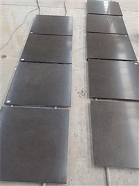 家居装饰 黑色洞石花岗岩石材 少林黑九宫格莱姆石 大理石滚磨面