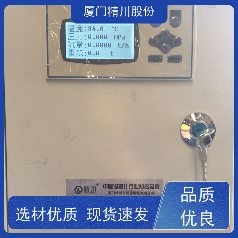 精川股份 合成革厂 涡街蒸汽流量计 分体式温压补偿 支持免费选型