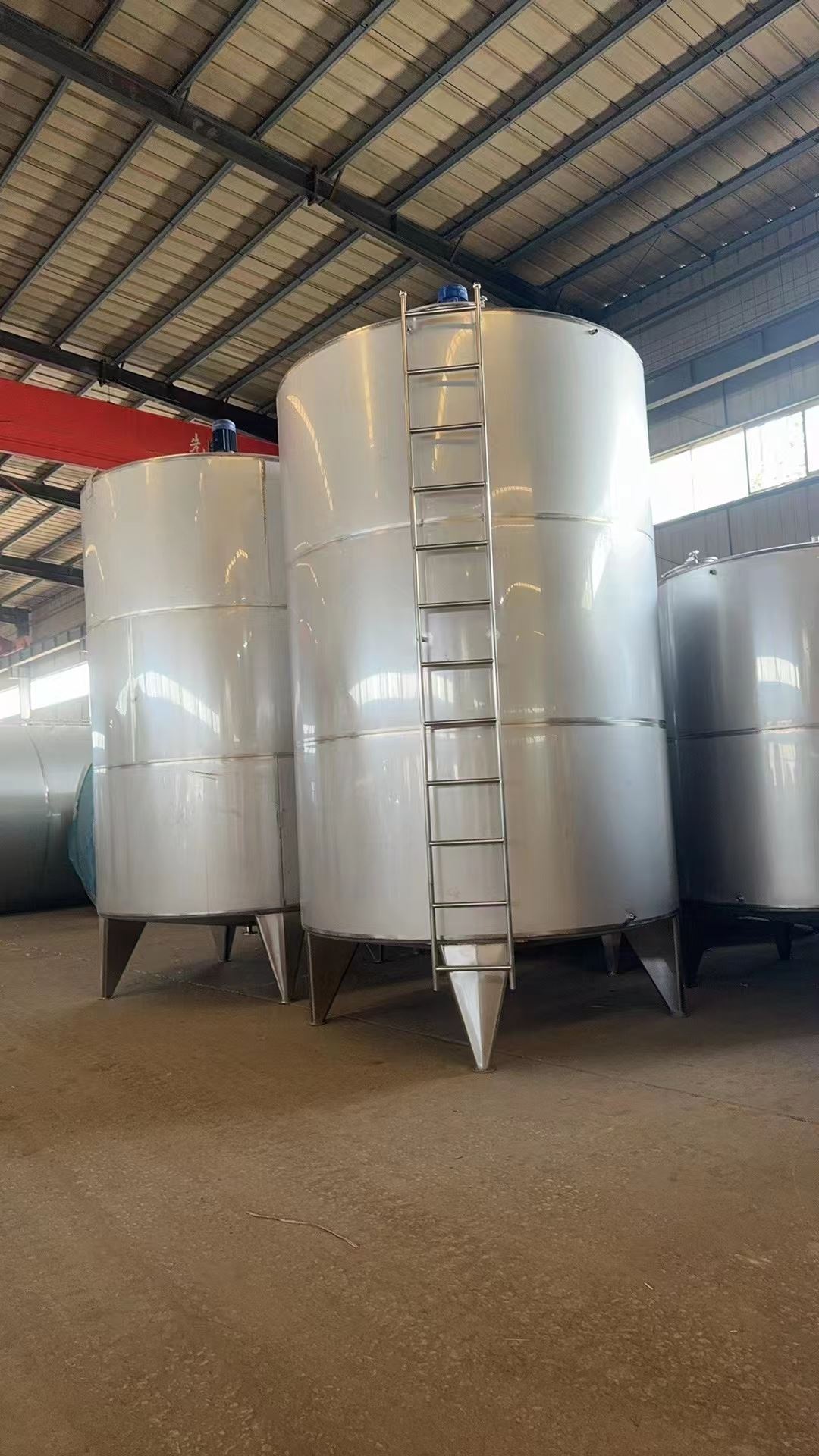 友聚 卫生级纯净水储存罐 液体存储设备 上门回收 不锈钢储罐