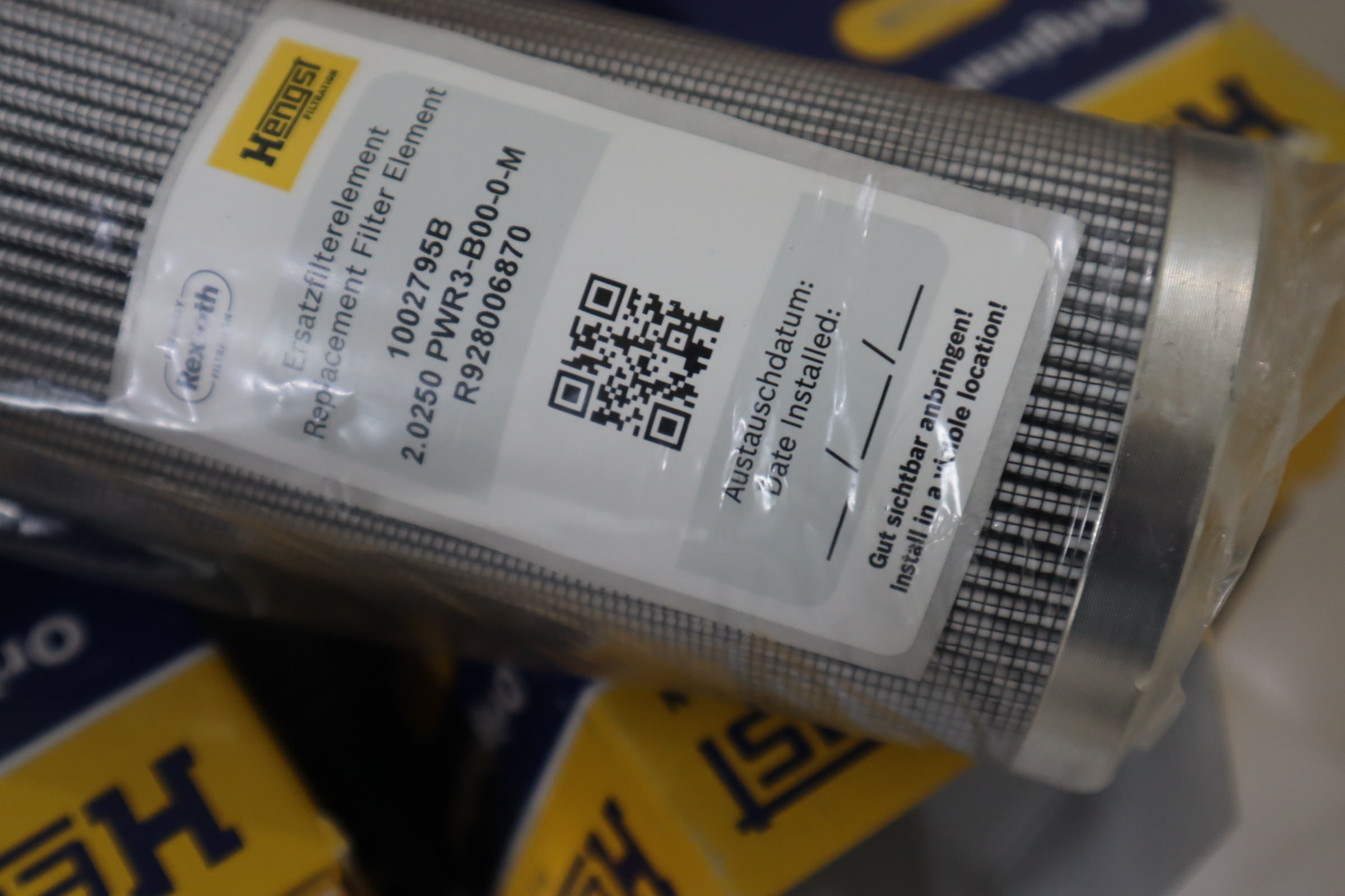 R928006870  2.0250 PWR3-B00-0-M 1002795B 汉格斯特HENGST滤芯