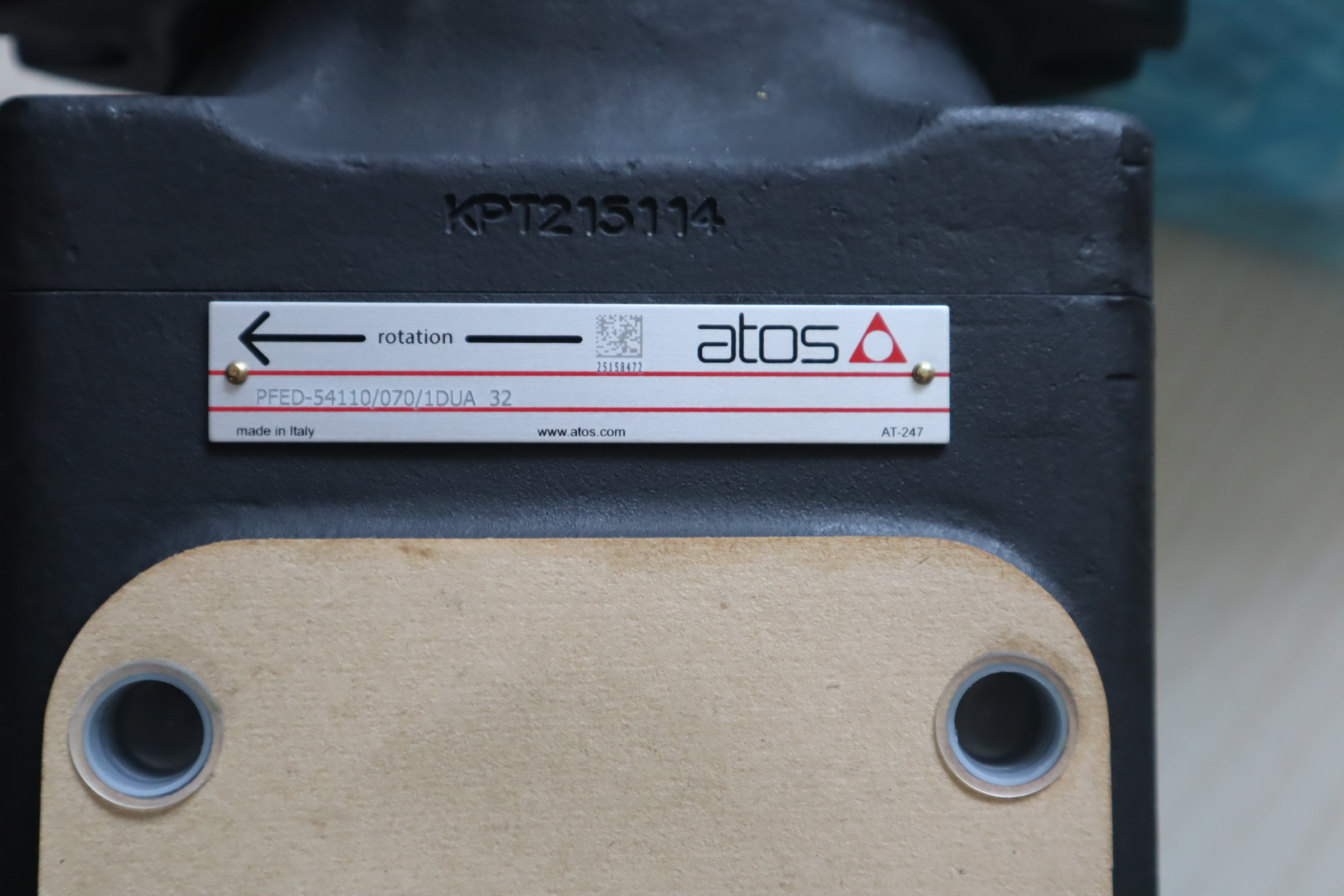 PFED-54110/070/1DUA 32 意大利阿托斯ATOS叶片泵