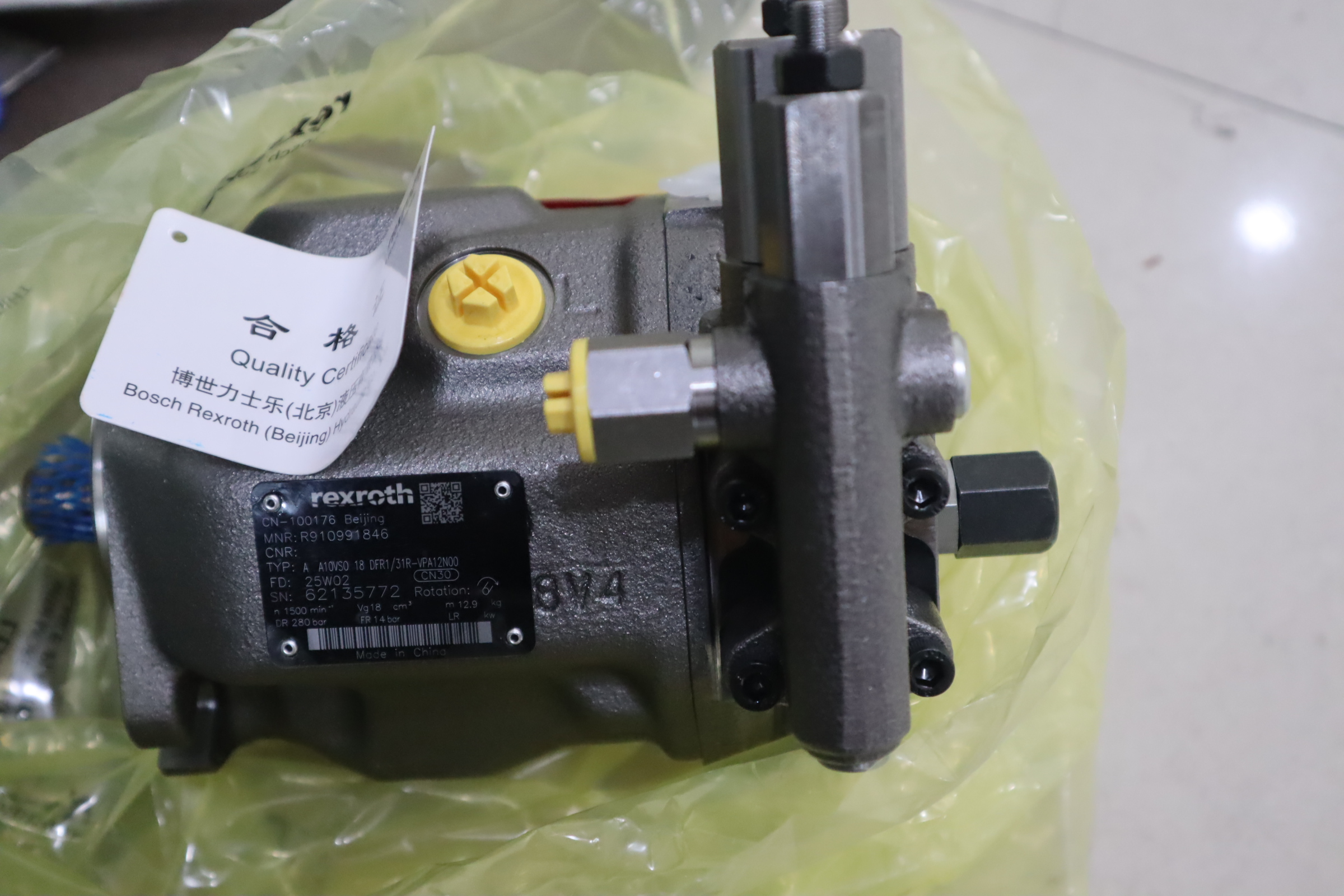 R910991846 A A10VSO18DFR1/31R-VPA12N00 力士乐REXROTH柱塞泵