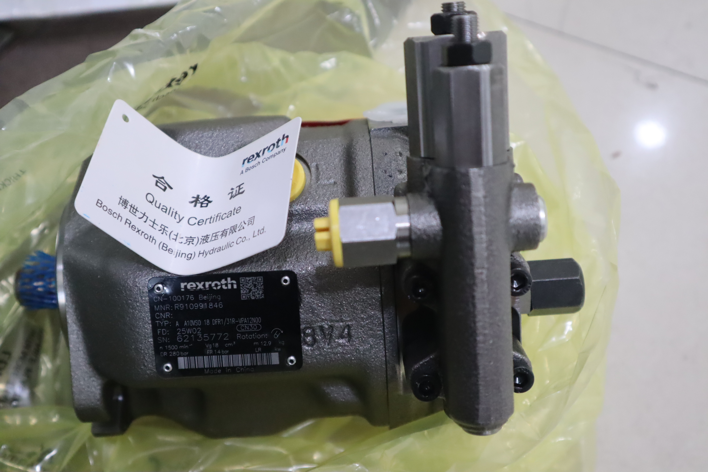 R910991846 A A10VSO18DFR1/31R-VPA12N00 力士乐REXROTH柱塞泵