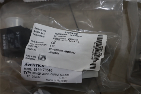 5811170540 R412022871 德国安沃驰AVENTICS气动阀气动元件