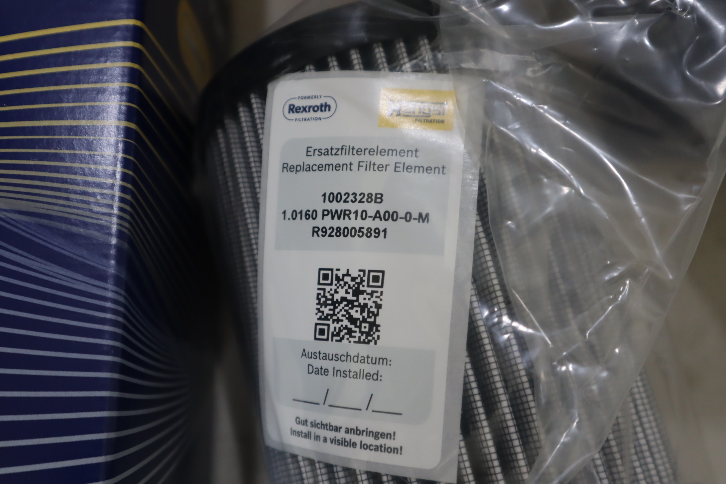 R928005891  1.0160 PWR10-A00-0-M 1002328B 汉格斯特HENGST滤芯