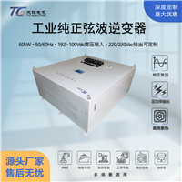 天锡电气60kW正弦波逆变器DC192-1000V转AC220/230V工业车载/船用