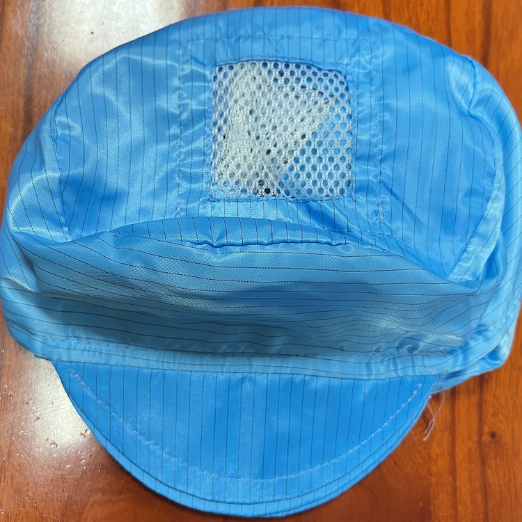 无尘车间防静电帽 防尘帽 男女鸭舌工作帽 小工帽