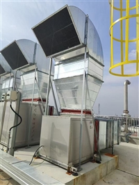 黑龙江齐齐哈尔甘南玻璃钢防爆混流风机,玻璃钢斜流风机,浮动盘管换热器,无玻纤风管