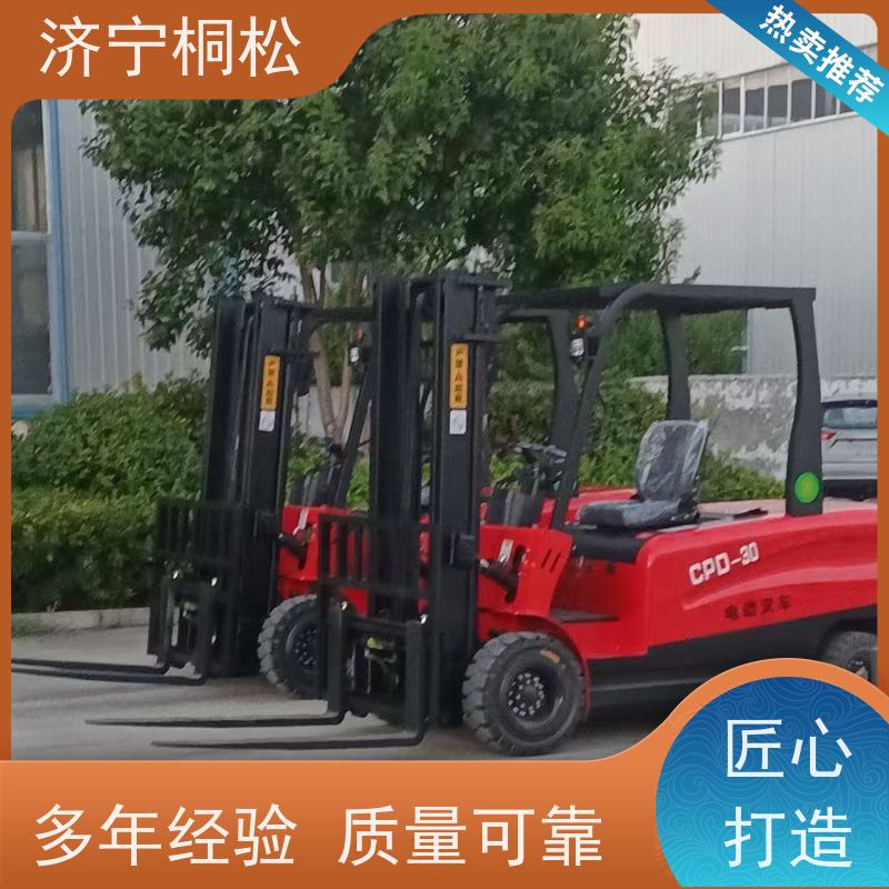 桐松机械 四轮座驾式 1T环保电动叉车 4000w无刷交流电机 服务刚开始