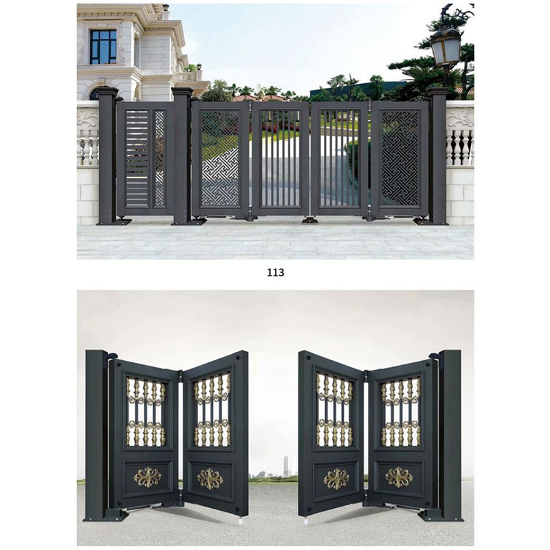 铝艺大门-电动门