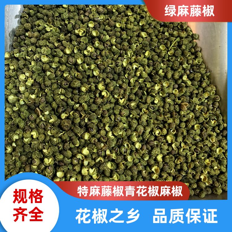 青花椒500g特麻藤椒粉新派衢州吖头青花椒绿麻椒藤椒现货速发 