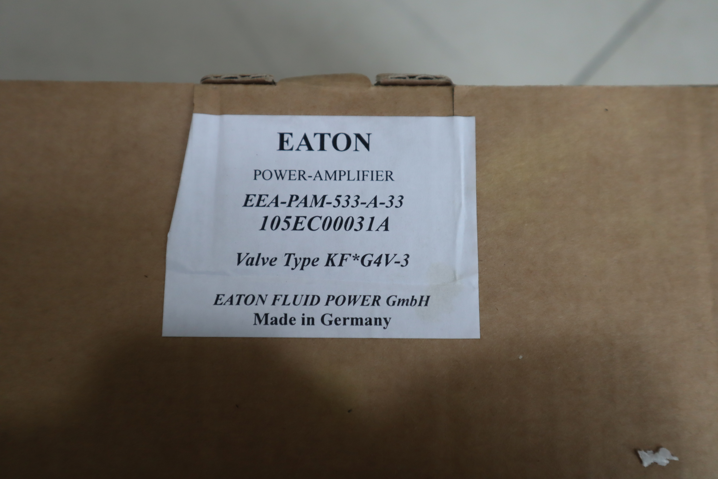 EEA-PAM-533-A-33 105EC00031A 威格士VICKERS伊顿EATON放大器
