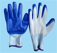 尼龙PU涂掌手套  保耐磨防静电手套 涂掌手套