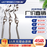适用于大众桑塔纳06款/3000/4000 志俊三元催化器排气管精品