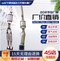 适用于大众速腾1.6 2.0 途安1.8T三元催化器汽车尾气净化器