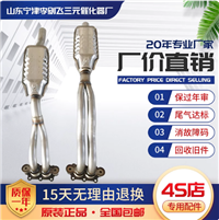 适用于大众宝来1.6 1.8L高尔夫三元催化器汽车尾气净化器