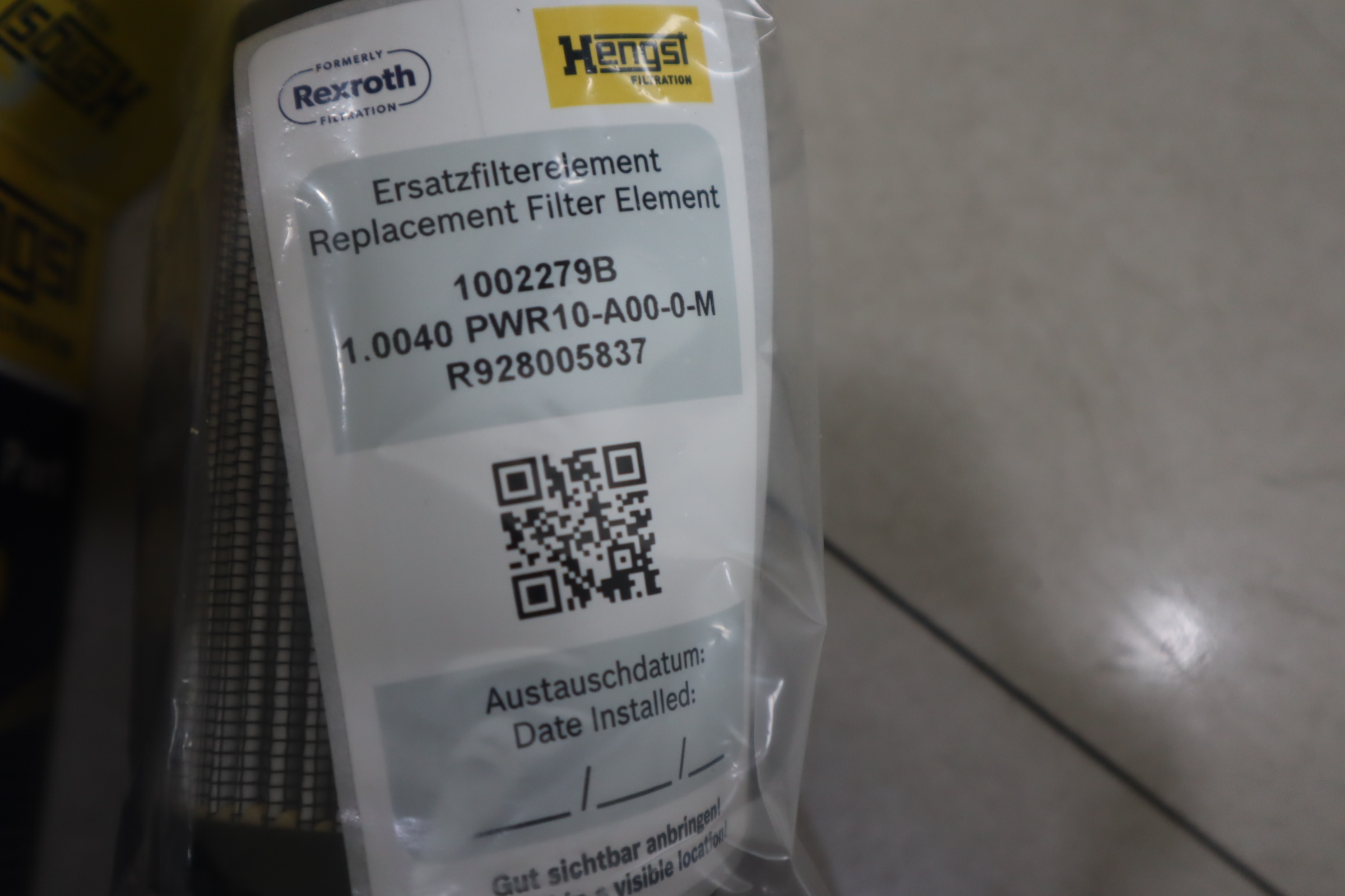 1.0040 PWR10-A00-0-M R928005837 1002279B 汉格斯特HENGST滤芯