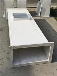 河北沧州肃宁玻璃钢风管,有机玻璃钢风管,PP风管