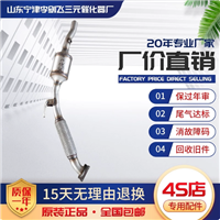 适用大众途安2.0三元催化器汽车尾气净化器保年审原装精品排气管