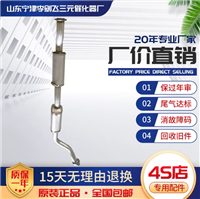 适用于别克gl8陆尊 商务2.4 2.5 3.0三元催化器汽车排气管保年审