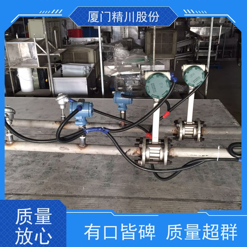 精川股份 合成革厂 液体涡街流量计 可耐温350度 真实应用案例多