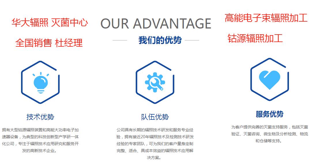 佛山华大 微生物超标 膏霜辐照加工中心