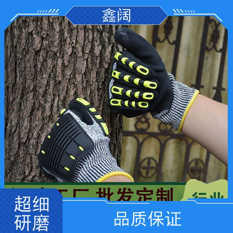 防砸防冲击手套锻造铠甲 鑫阔耐压手套金属鳞片设计 锻造车间防烫防砸