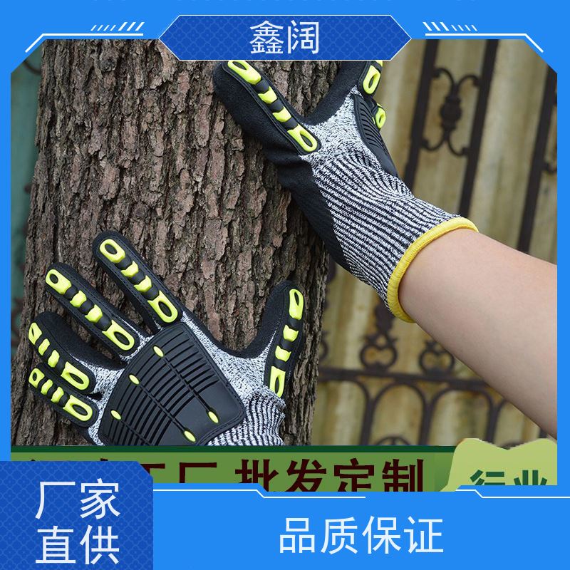 防砸防冲击手套电锯克星 鑫阔防切割手套混编钢丝 木材加工防割伤