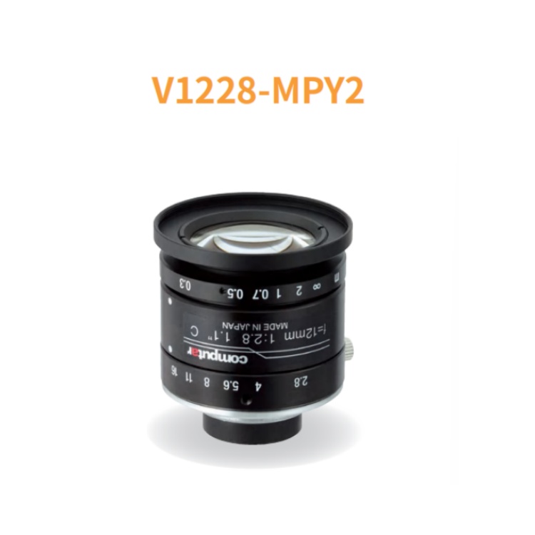 V1228-MPY2 Computar 1.1 英寸2400万12mm工业镜头 耐振度5G