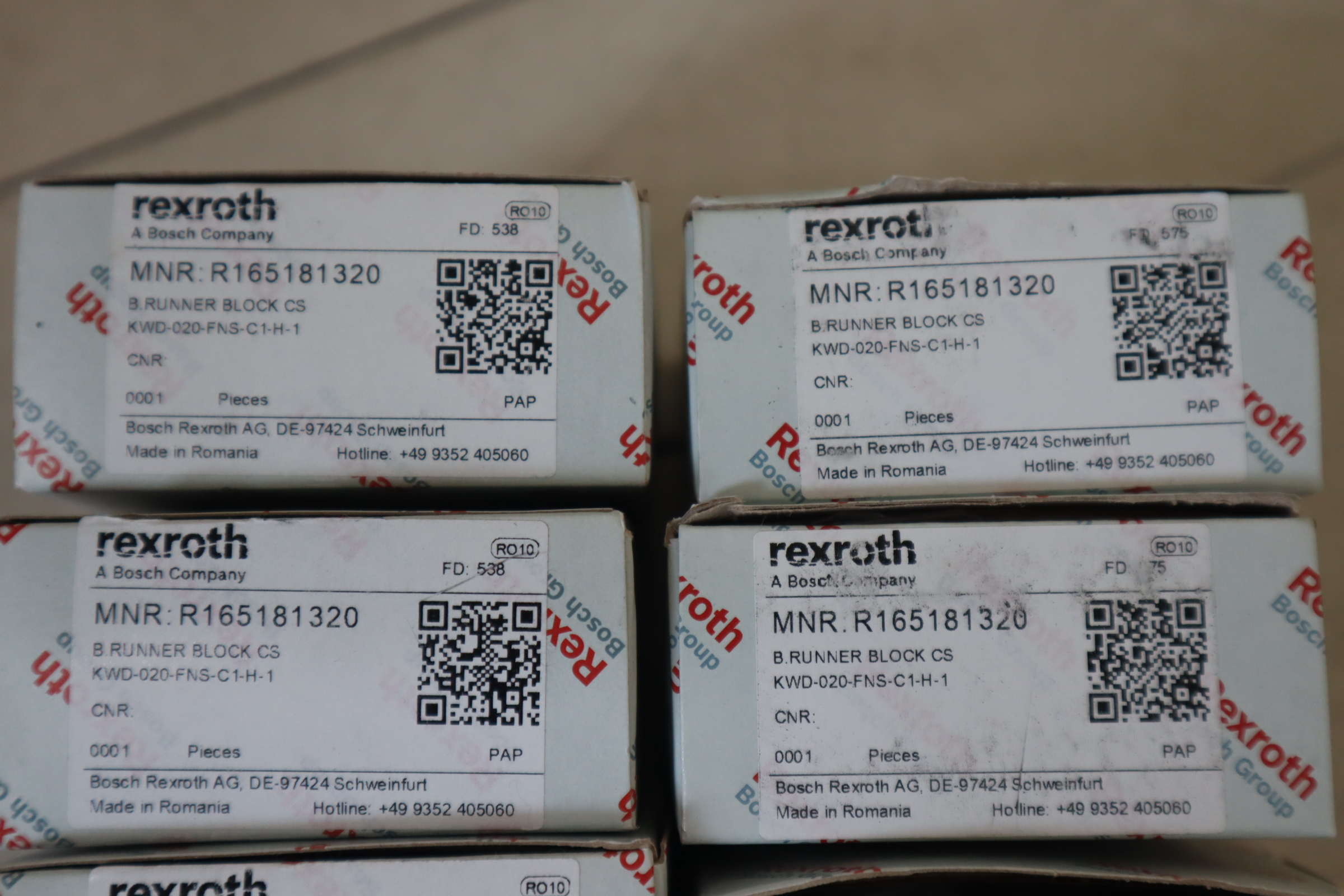 R165181320 KWD-020-FNS-C1-H-1 德国力士乐REXROTH滑块导轨