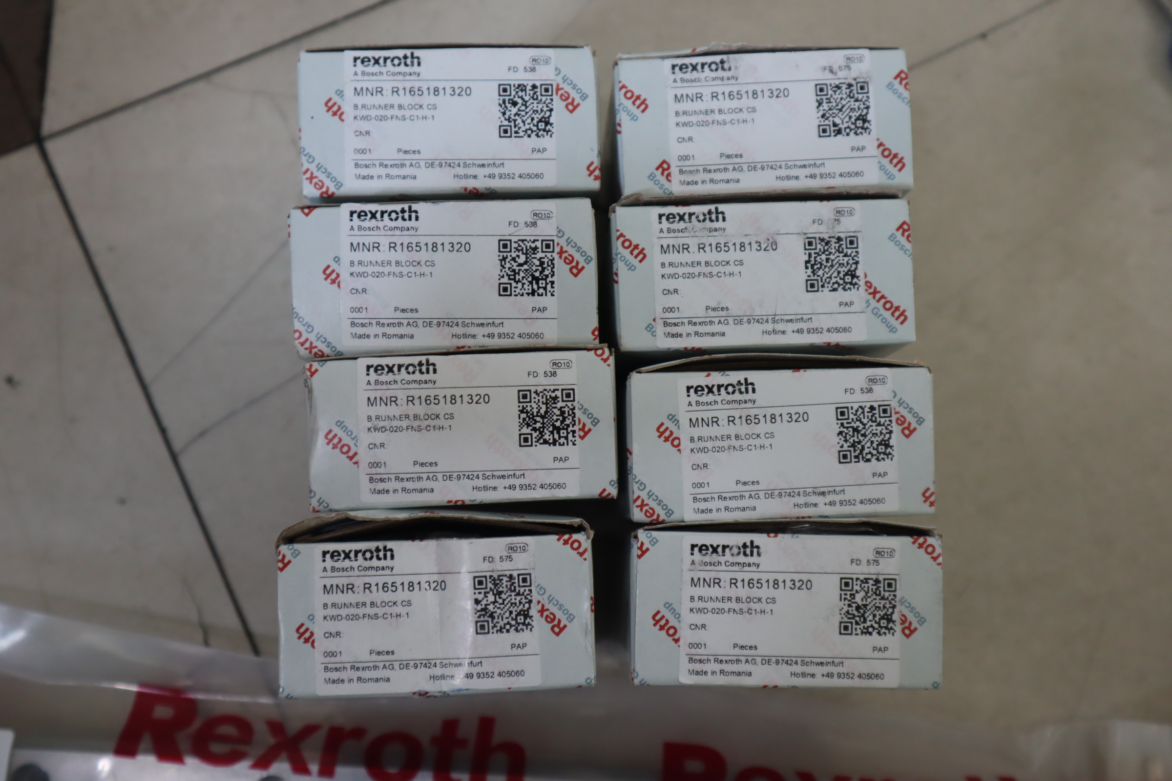 R165181320 KWD-020-FNS-C1-H-1 德国力士乐REXROTH滑块导轨