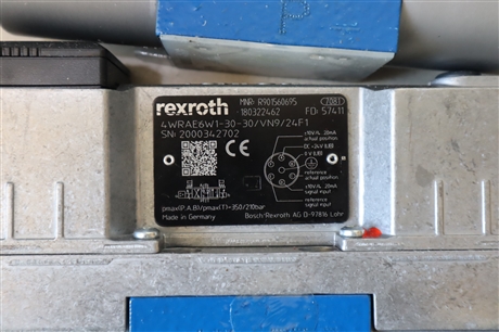 4WRAE6W1-30-3X/VN9/24F1 R901560695 德国力士乐REXROTH比例阀