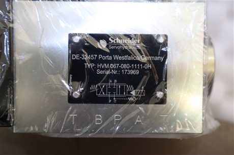 HVM 067-080-1111-0H 德国施耐德SCHNEIDER 伺服阀