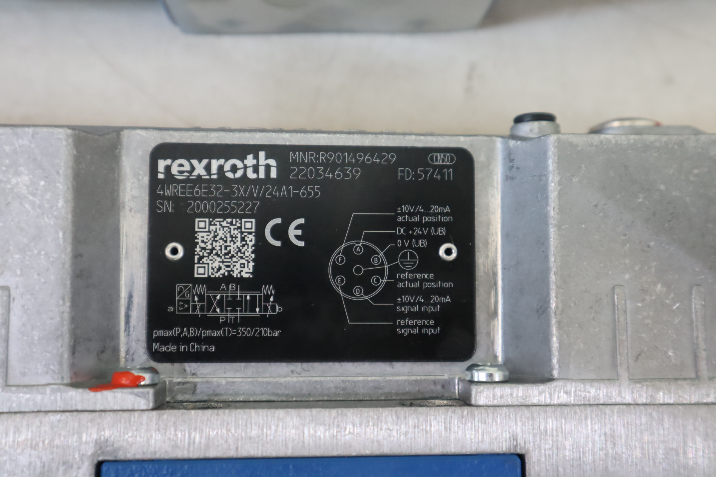 4WREE6E32-3X/V/24A1-655 R901496429 德国力士乐REXROTH比例阀