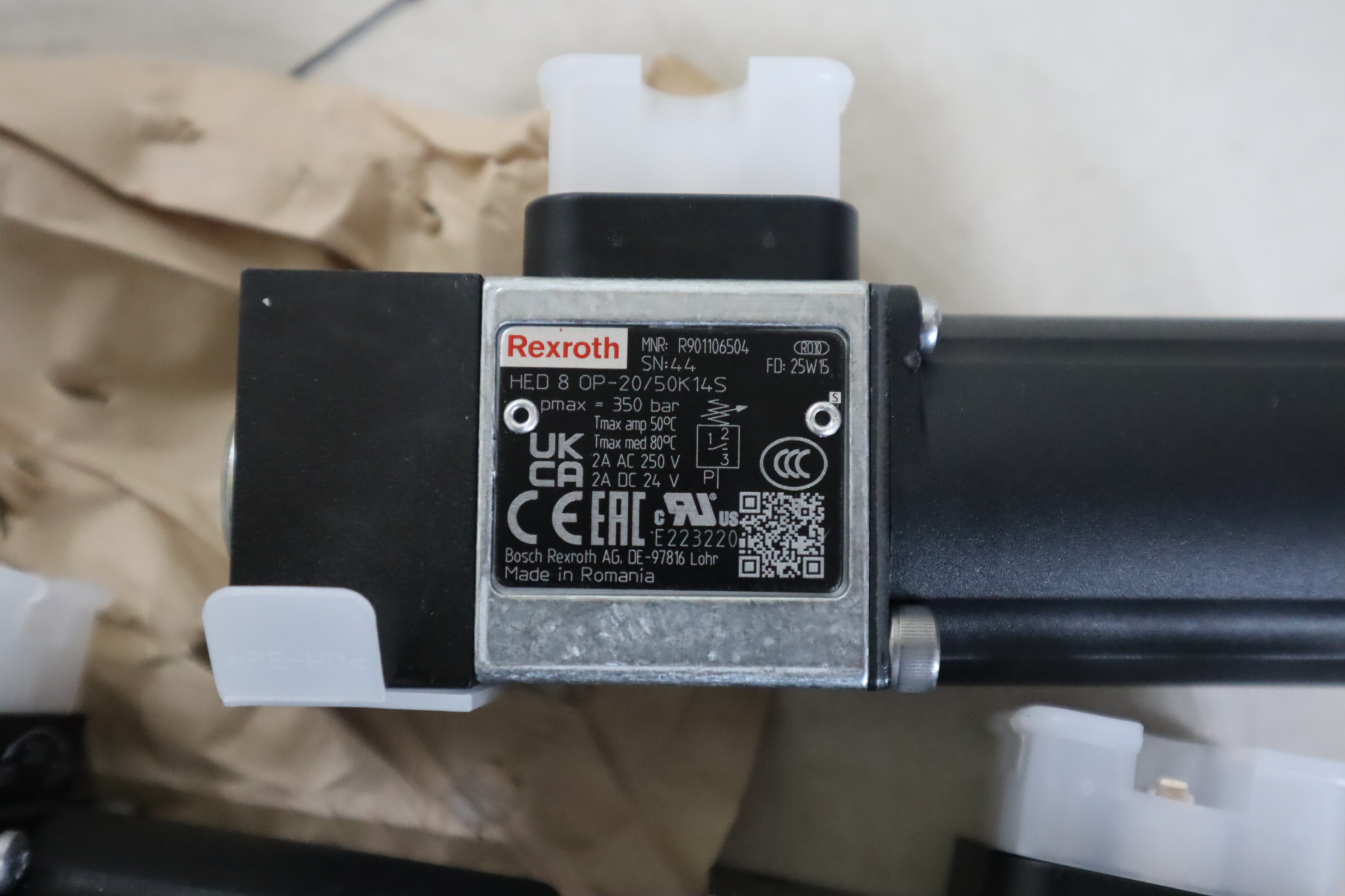 HED8OP-20/50K14S R901106504 力士乐REXROTH压力继电器压力开关