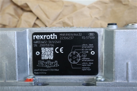 4WREE6W32-32/V/24A1 R901496432 德国力士乐REXROTH比例阀