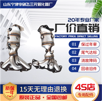 适用尼桑奇骏 天籁2.0 2.5三元催化器汽车尾气净化器保年审排气管