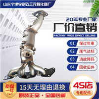 适用日产锐骐皮卡D22-ZG24三元催化器汽车尾气净化器保年审原装位