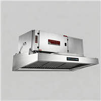 食堂酒店厨房烟罩净化一体机 不锈钢一体式 高效除油烟 油烟净化机