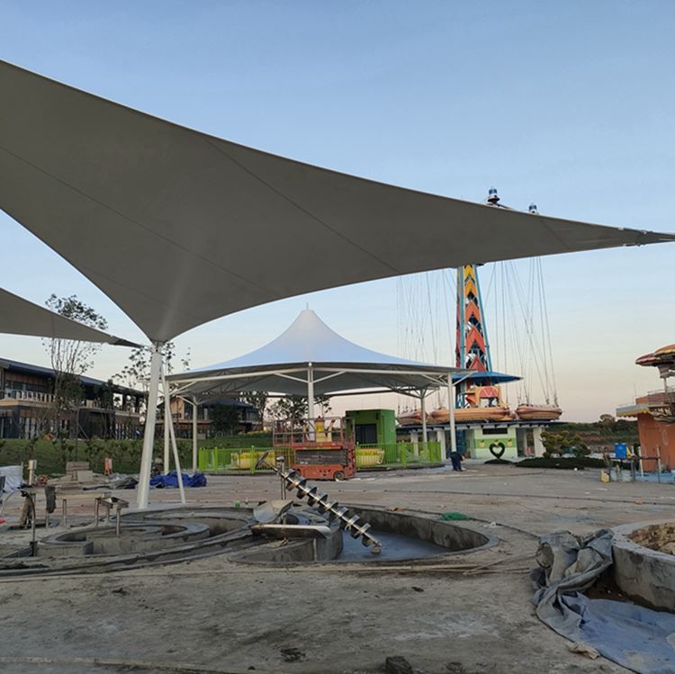 厚朴膜结构 出售 游乐场表演台膜结构 遮风避雨 按需定制 优良材质