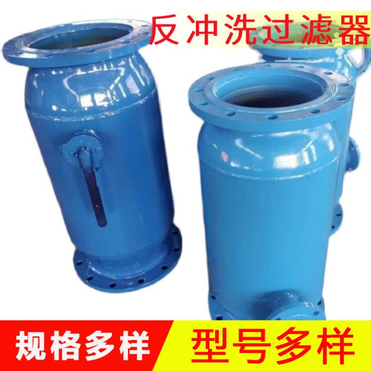  不锈钢自动反冲洗过滤器    工业污水自动过滤设备