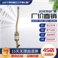 适用于五菱双排 单排 面包 兴旺三元催化器汽车尾气净化器保年审