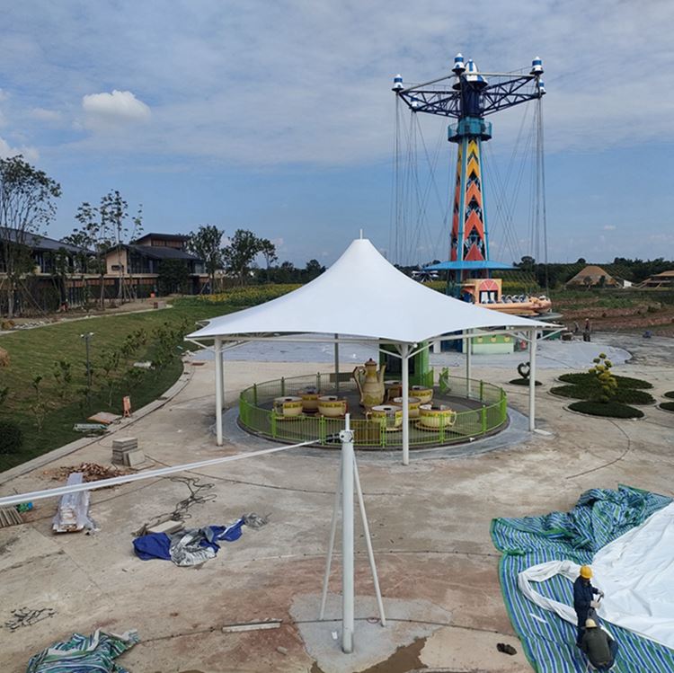 厚朴膜结构 承接 学校游乐场膜结构 结构安全 性能好 抗风雪能力强