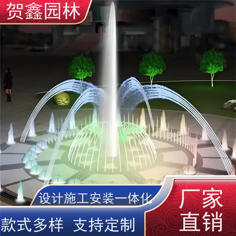  酒店喷泉设备 一维喷泉工程施工 低压喷泉安装公司 喷泉设备安装调试