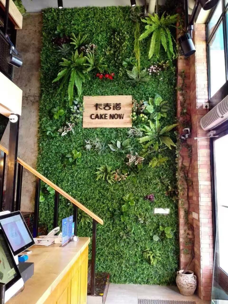 写字楼仿真植物墙 款式多样可定制